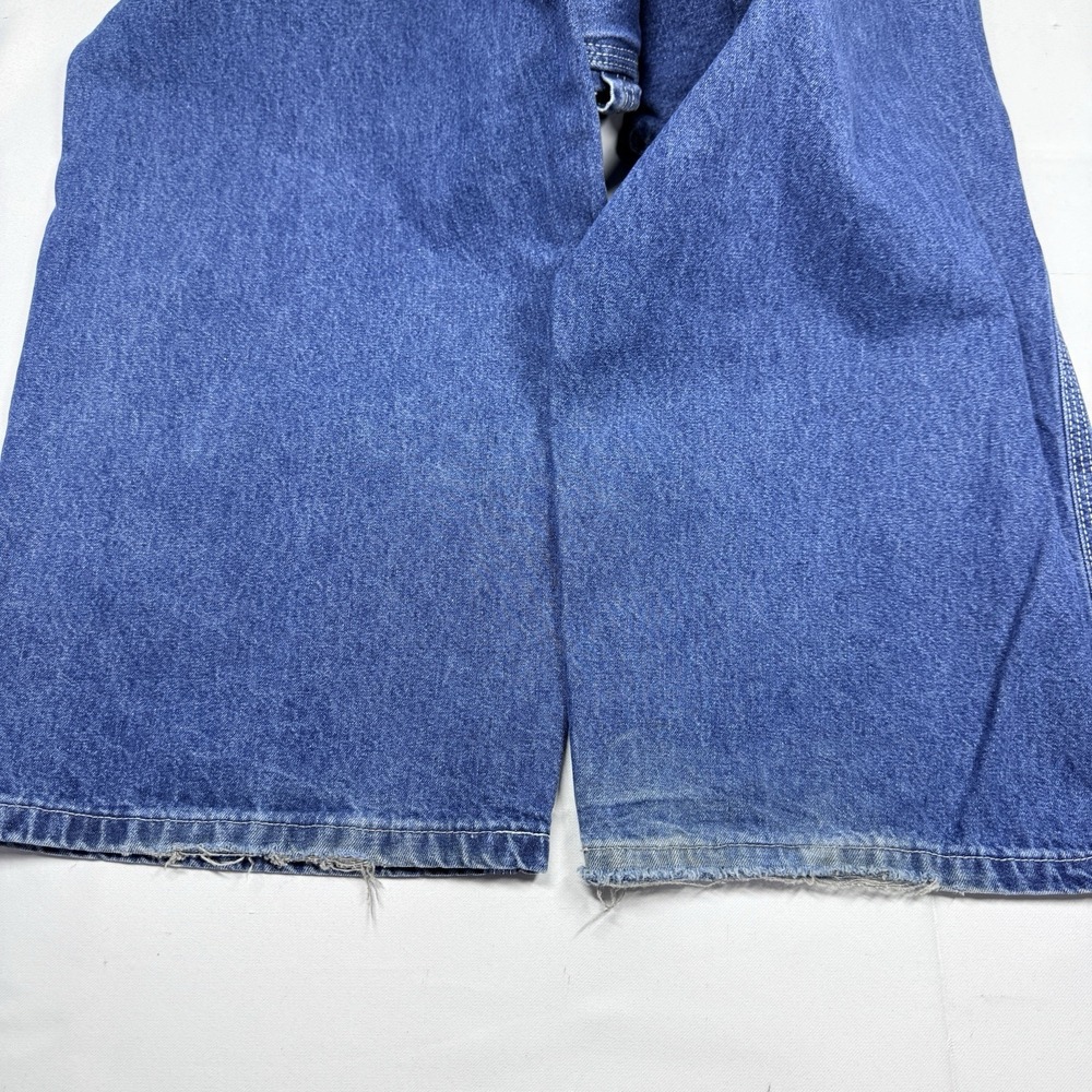VTG Carhartt B13 DST Dungaree Fit Men 42x30 Jeans Carpenter Work Hammer Pocket - Picture 11 of 16